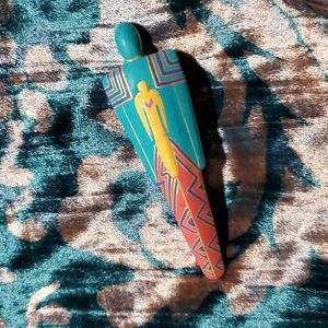 Vintage Laurel Burch Rare Handsigned Brooch